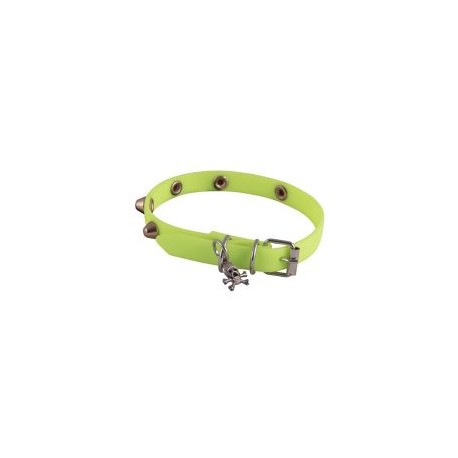 Collar de caucho extra chico neón