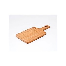 Tabla con mango de bambú