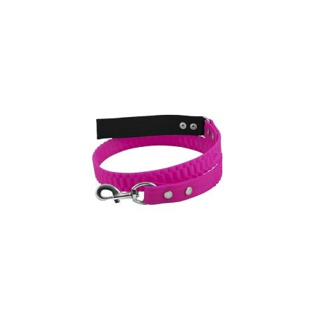 Correa de caucho hipoalergénica extra chica rosa