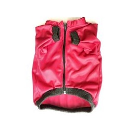 Sudadera  mediana  fucsia c/aplicaicón reflejante