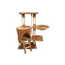 Mueble para gato con escalera y hamaca 96 cm