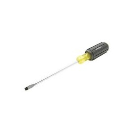 Destornillador cushion grip barra redonda punta plana 5/16" x 6