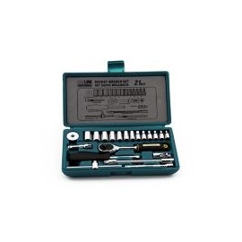 Juego mecanico 21 piezas 1/4 mmred line