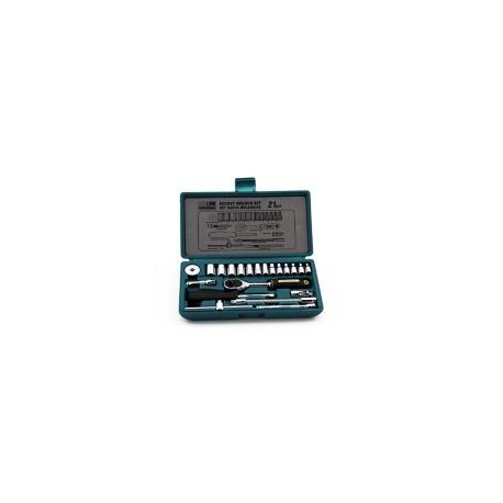 Juego mecanico 21 piezas 1/4 mmred line