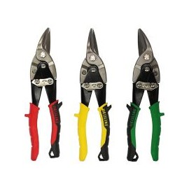 Set de 3 tijeras hojalateras redline