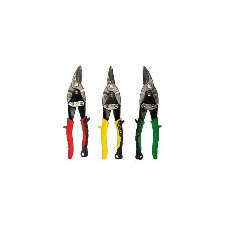 Set de 3 tijeras hojalateras redline