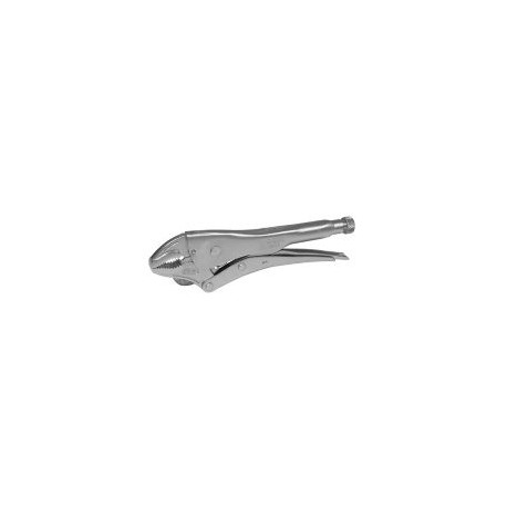 Pinza de presión quijada curva con corta alambre 10" uso industrial