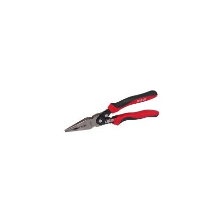 Pinza para electricista punta larga palanca compuesta 8"
