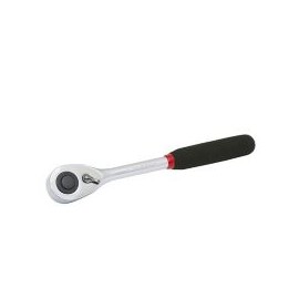 Matraca 1/2" reversible rubber grip