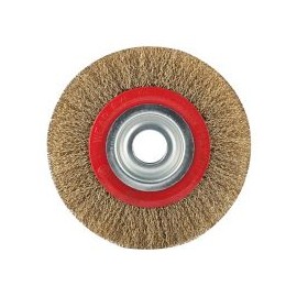 6" Grata circular, acero ondulado