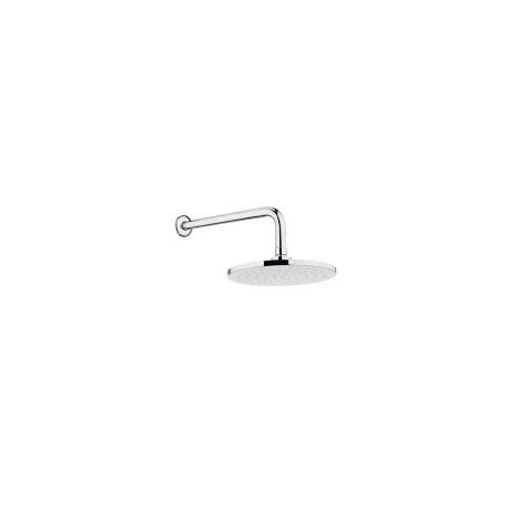 Regadera ABS 1 función con brazo acero inoxidable