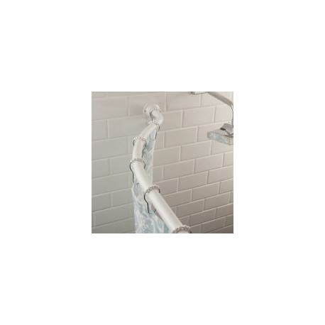 Cortinero de baño curvo