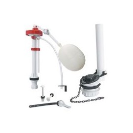 Juego completo  accesorios plastico p/ wc