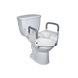 Asiento alzador para sanitario 33x42 cm blanco