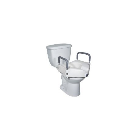 Asiento alzador para sanitario 33x42 cm blanco
