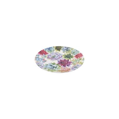 Plato Base Melamina Suculentas 46 cm