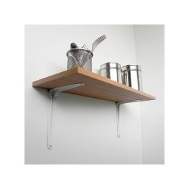 Soporte en escuadra blanco 30 x 35 cm