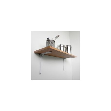 Soporte en escuadra blanco 30 x 35 cm