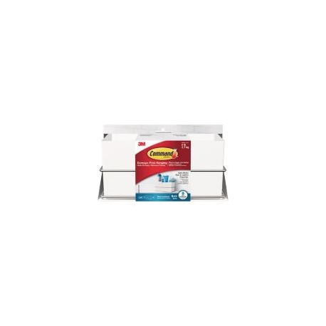 Organizador de Níquel Satinado para Pared y Gabinete