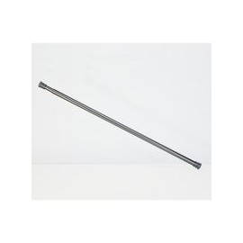 Cortinero de baño extensible 105x183 cm plata