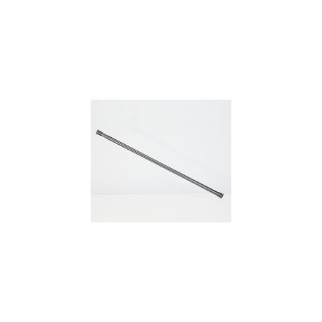 Cortinero de baño extensible 105x183 cm plata
