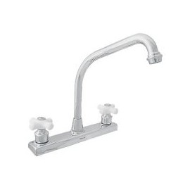 Mezcladora de cocina cromo 8"
