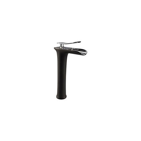 Monomando de lavabo alto Cales negra