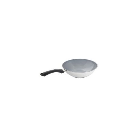 Wok Cónico 28 cm acero inoxidable