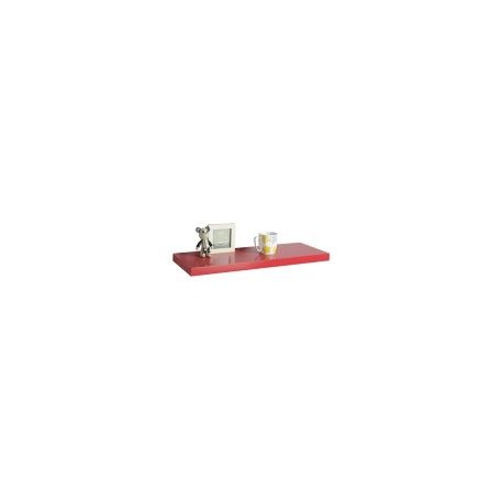 Repisa  roja  25x80x3.8