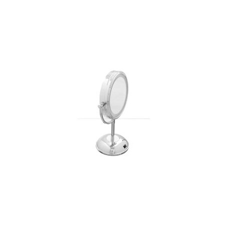 Espejo cosmético c/luz doble