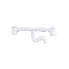 Cespol doble bote grande fregadero s/con