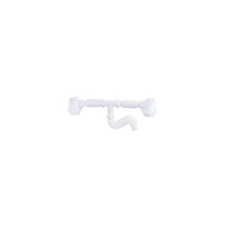 Cespol doble bote grande fregadero s/con