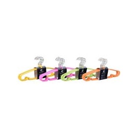 Set de 10 ganchos de PVC con extremo metálico